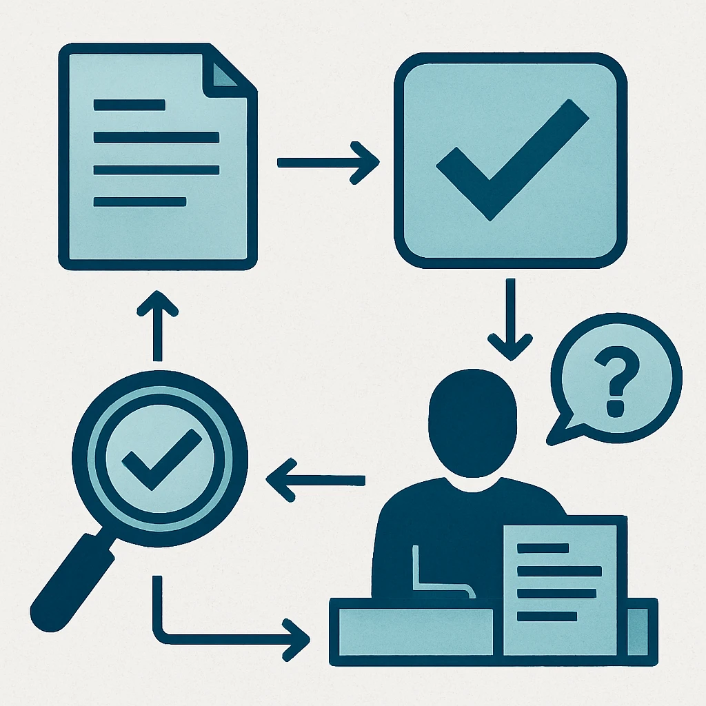 Connected steps in the export controls in university research: an administrator's overview process