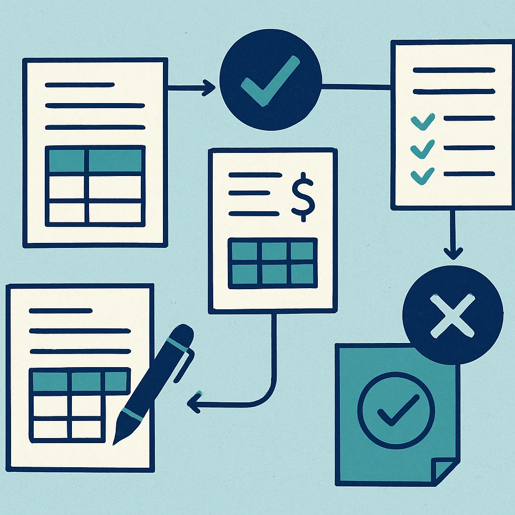 Connected steps in the how to build a clear grant budget and budget justification process