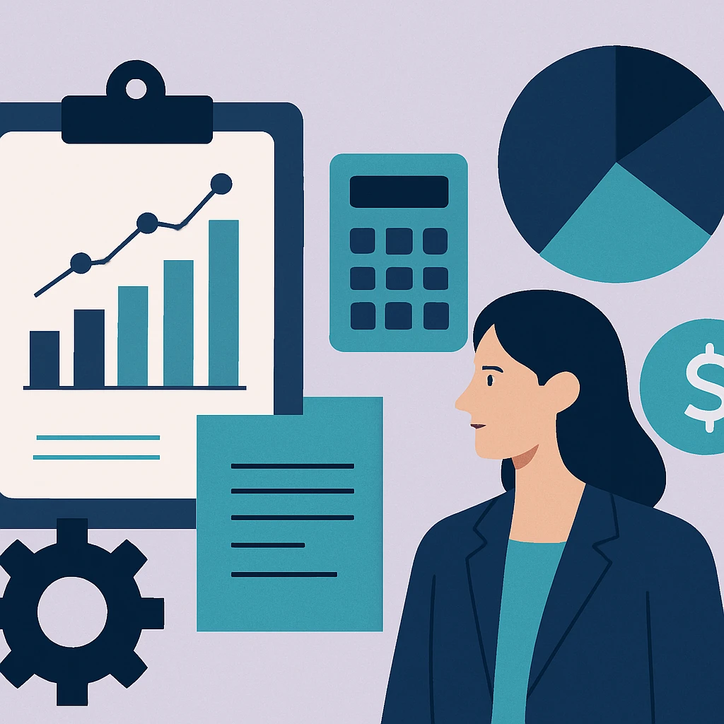 Editorial illustration representing Indirect Costs and F&A Rates Explained
