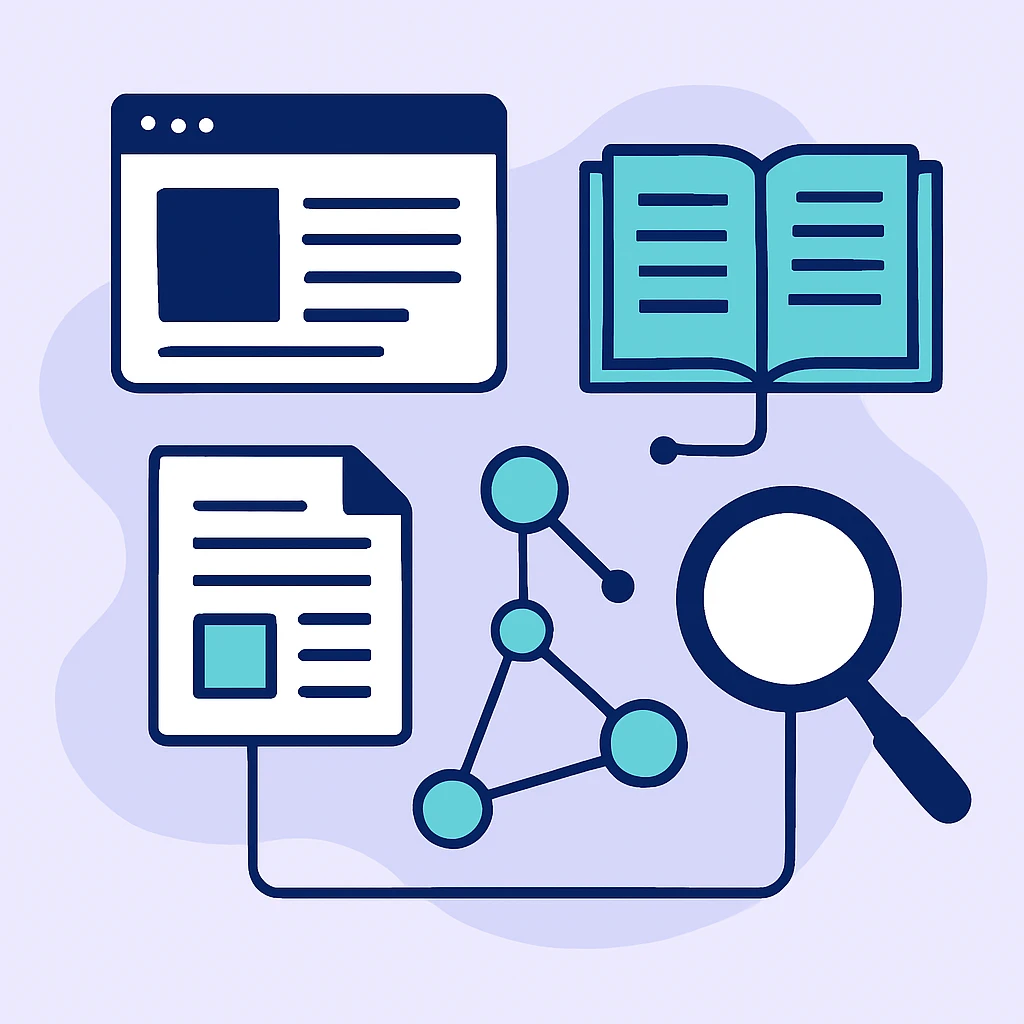 Overview of the key elements involved in Journal homepage, current issue, scope, and trusted navigation