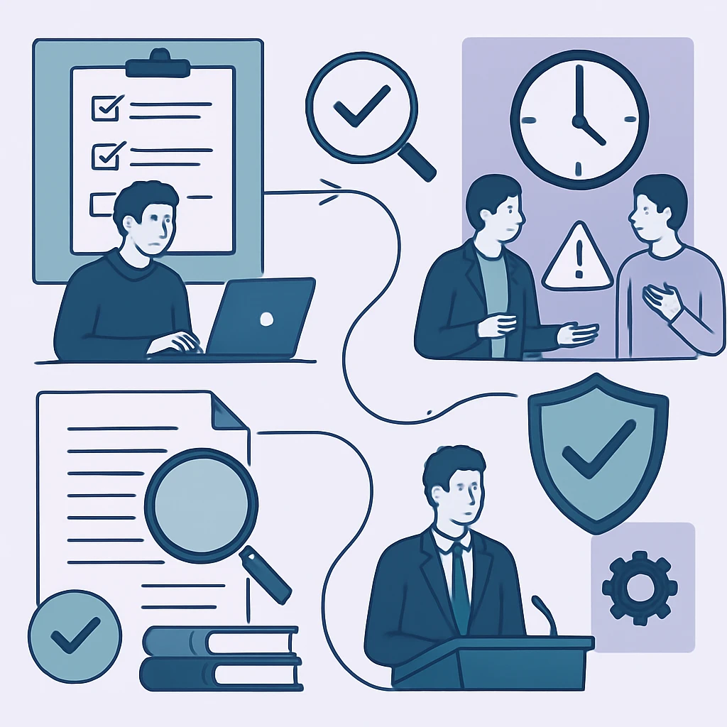 Editorial standards and transparent records for Review model, stages, timelines, conflicts, and decisions