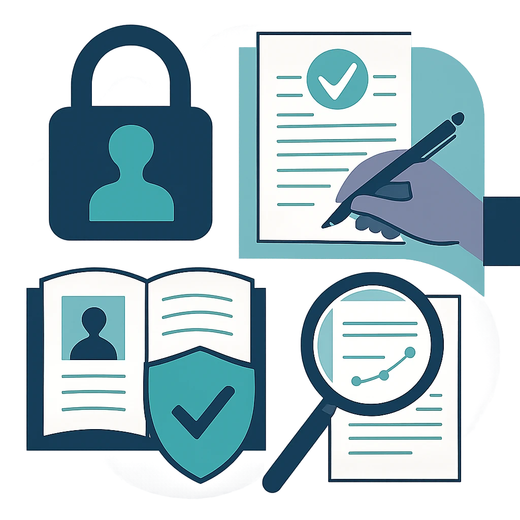 Documented policy and transparent editorial decisions for Privacy and personal-data handling