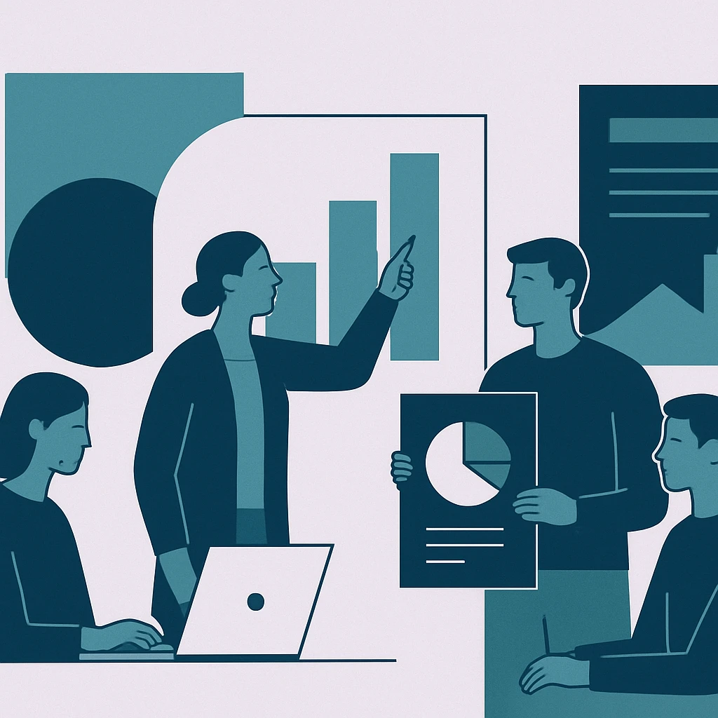 Editorial illustration representing How Institutions Can Approach Research Impact Assessment