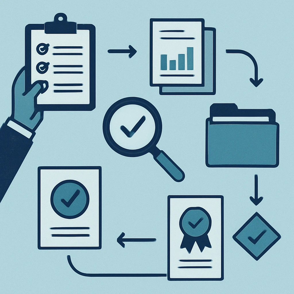 Connected steps in the how institutions can approach research impact assessment process