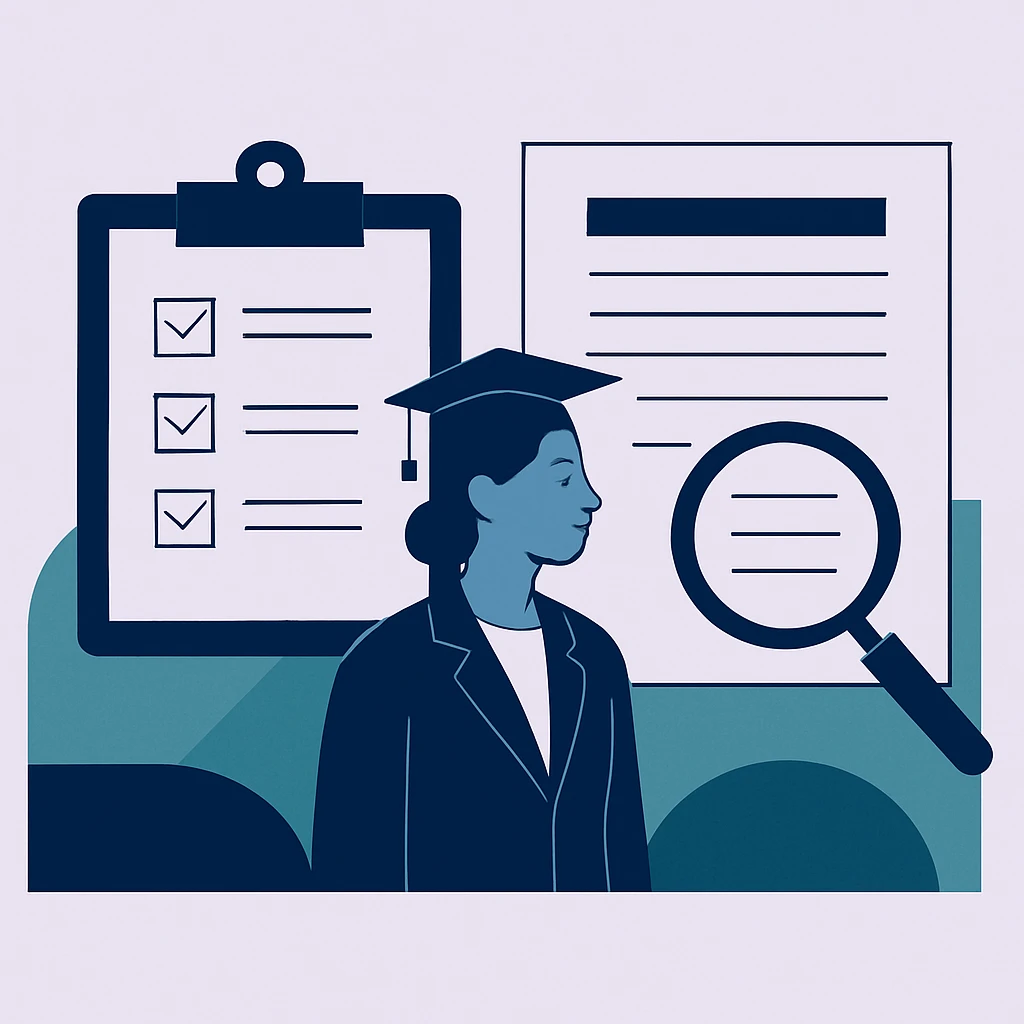 Editorial illustration representing Sponsored Research Audit Readiness